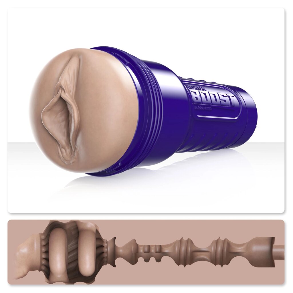 Мастурбатор-вагіна Fleshlight Boost Bang, плавні кільця Turbo Tech від компанії Elektromax - фото 1