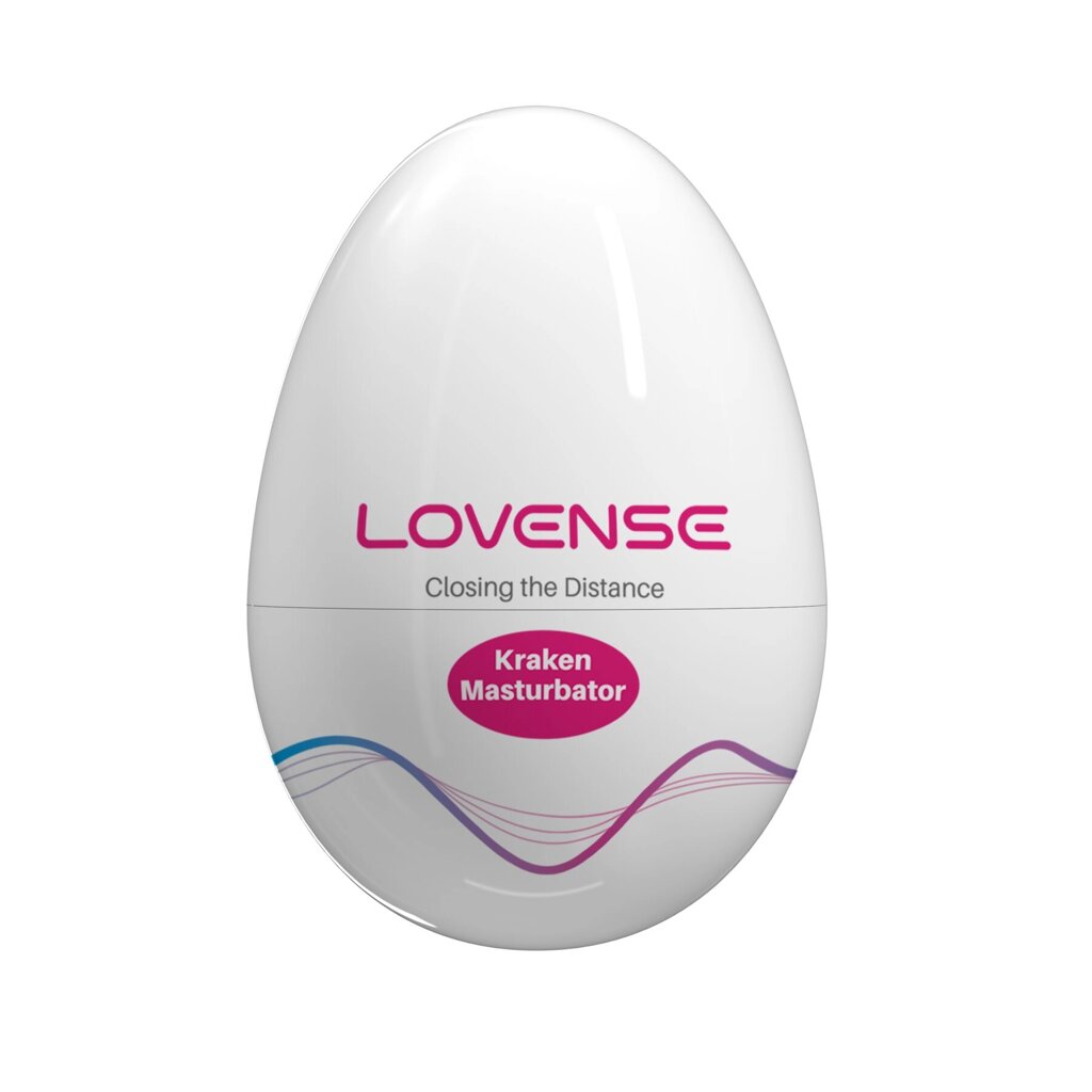 Мастурбатор-яйце Lovense Kraken masturbator egg, текстури-сюрприз від компанії Elektromax - фото 1