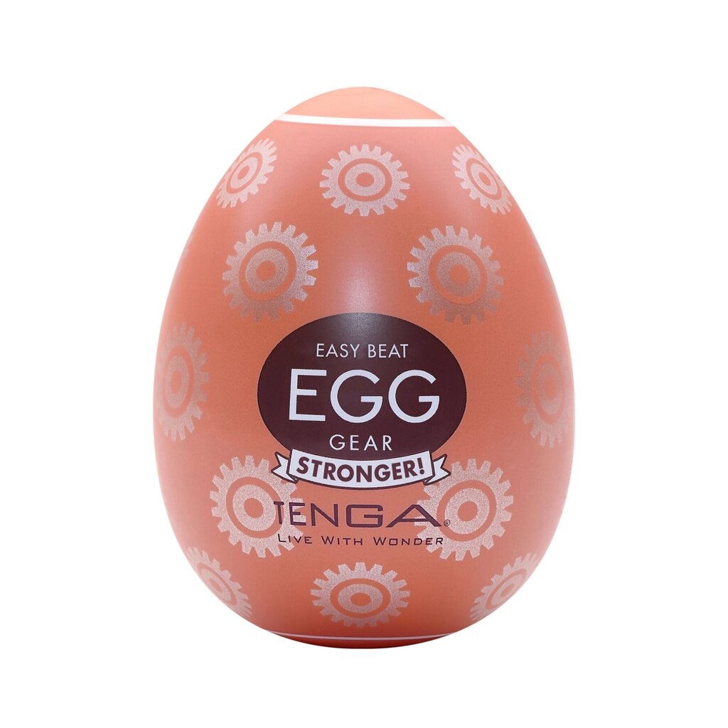 Мастурбатор-яйце Tenga Egg Gear від компанії Elektromax - фото 1