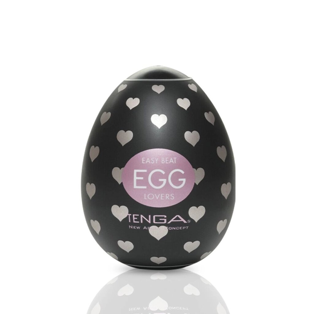 Мастурбатор-яйце Tenga Egg Lovers (сердечки) від компанії Elektromax - фото 1