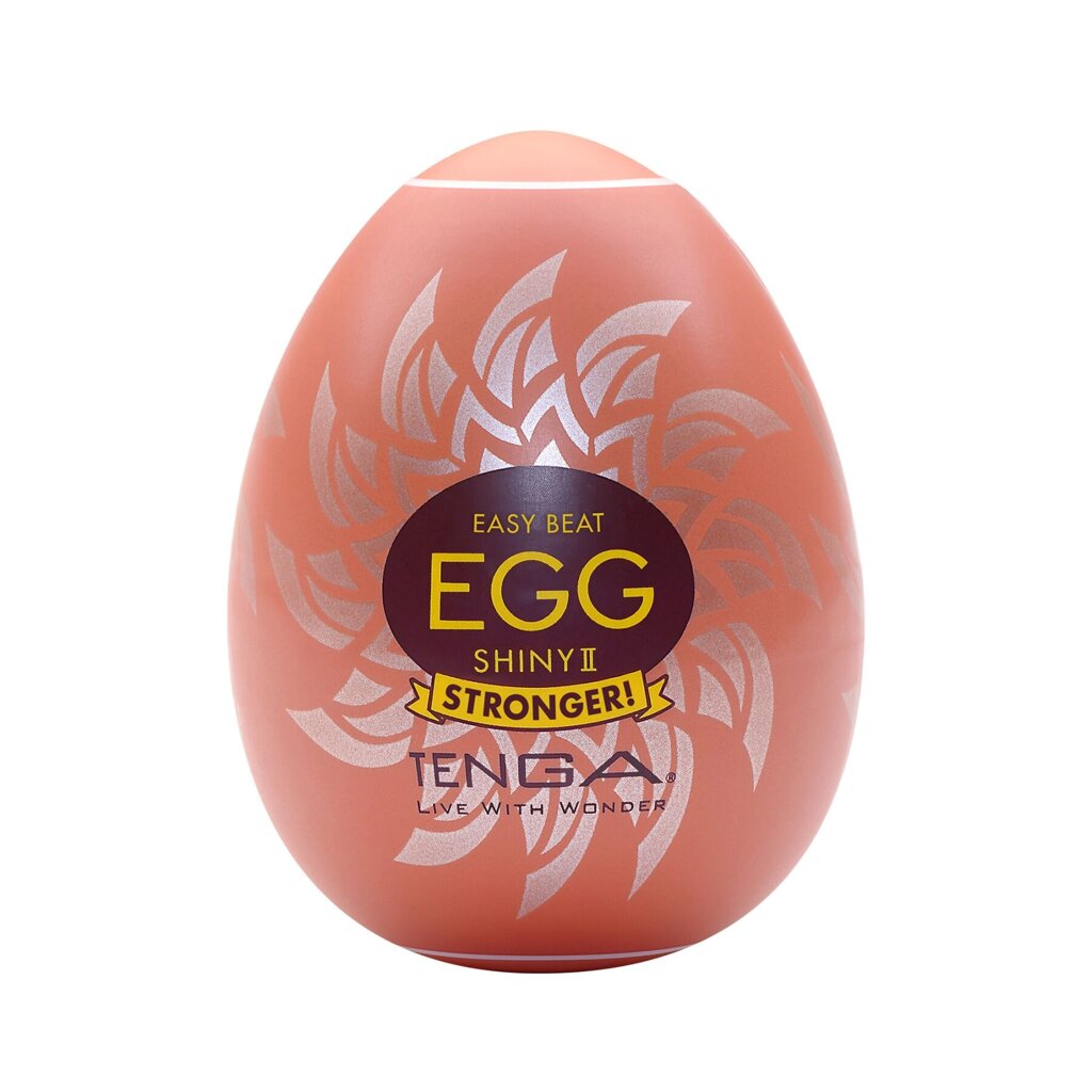 Мастурбатор-яйце Tenga Egg Shiny II, щільний TPE, пробник лубриканту 5 мл від компанії Elektromax - фото 1