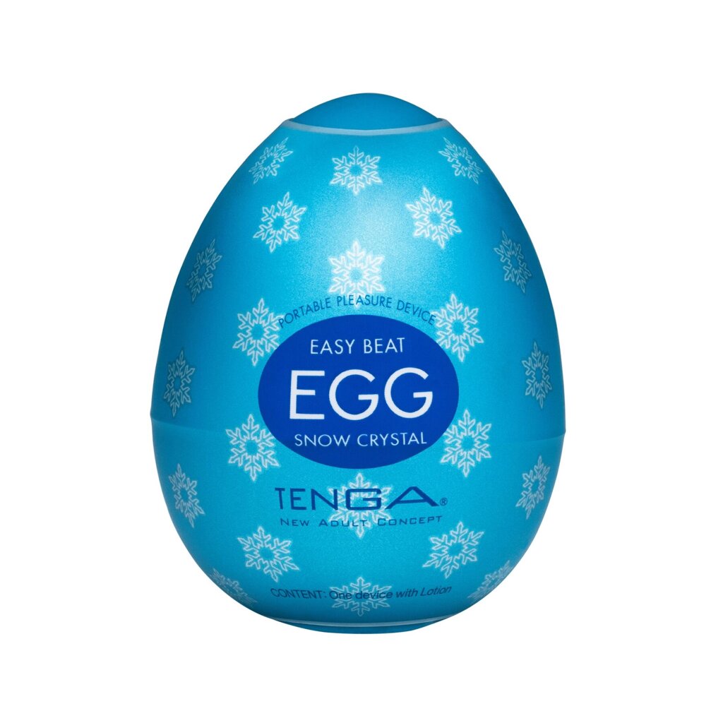 Мастурбатор-яйце Tenga Egg Snow Crystal з охолоджувальним лубрикантом від компанії Elektromax - фото 1