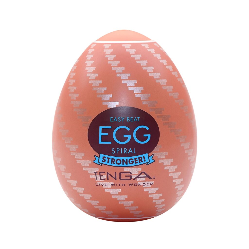 Мастурбатор-яйце Tenga Egg Spiral від компанії Elektromax - фото 1