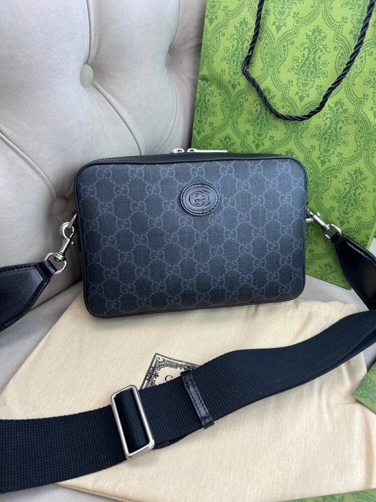 Месенджер сiрій Gucci With Tag Gray c842 від компанії Elektromax - фото 1