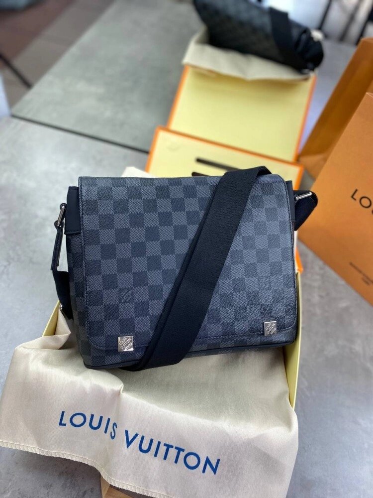 Месенджер сірий Louis Vuitton Damier Graphite c783 від компанії Elektromax - фото 1