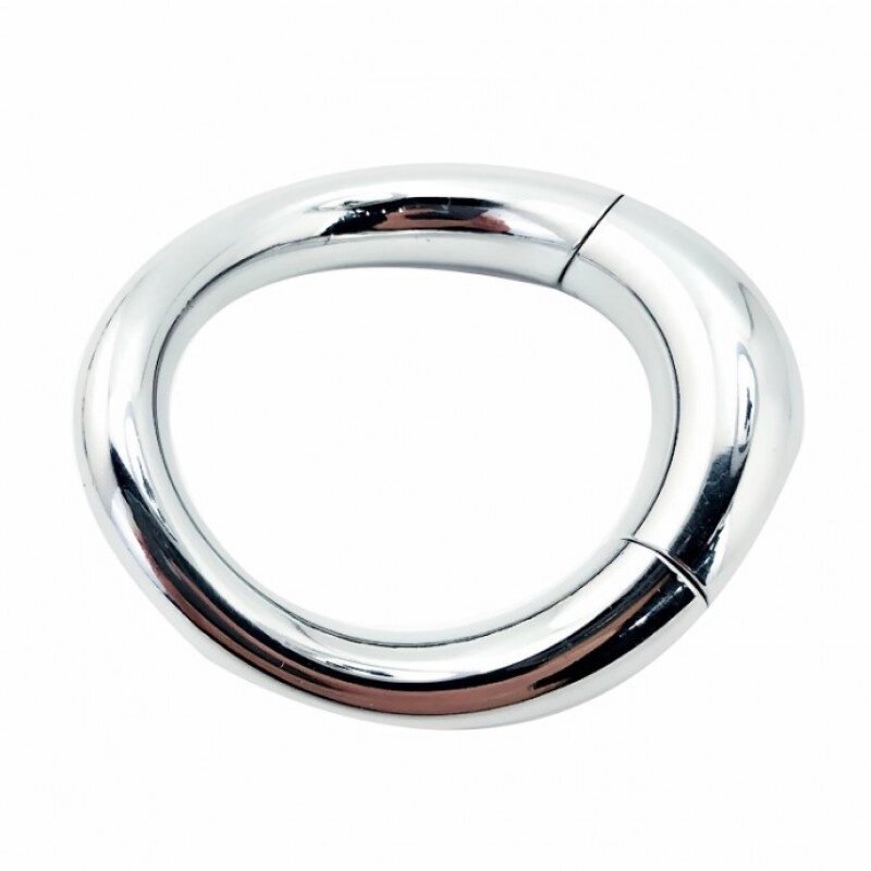 Металеве кільце на нього   Magnet Curved Penis Ring Large від компанії Elektromax - фото 1