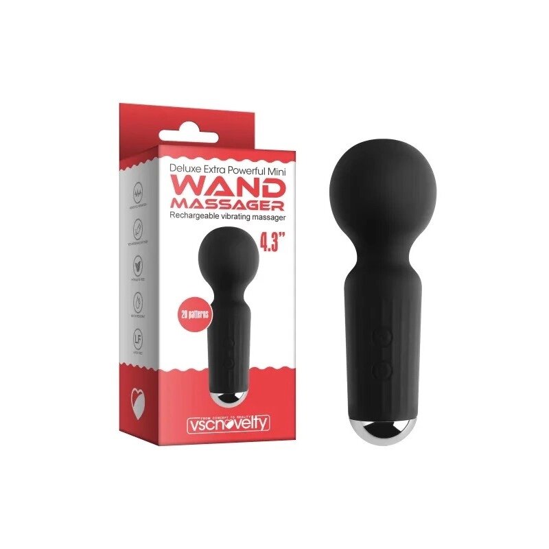 Міні Масажер  для жінок Deluxe Extra Powerful Mini Wand Massager від компанії Elektromax - фото 1