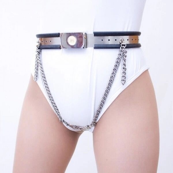 Model-Y Stainless Steel Female Covert Palms Chastity Belt від компанії Elektromax - фото 1