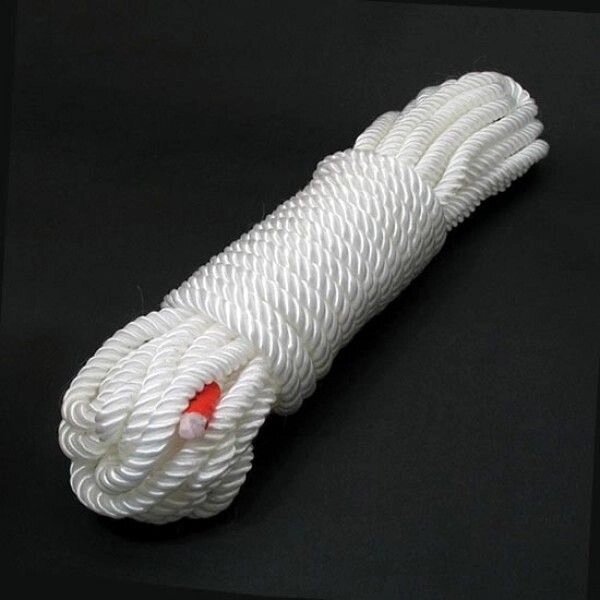 Мотузка для зв'язування біла шовкова Special Silk Rope, 10 метрів від компанії Elektromax - фото 1
