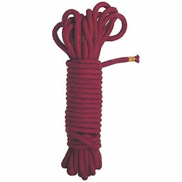 Мотузка для зв'язування бордова коттоновая Special Cotton Rope, 10 метрів від компанії Elektromax - фото 1
