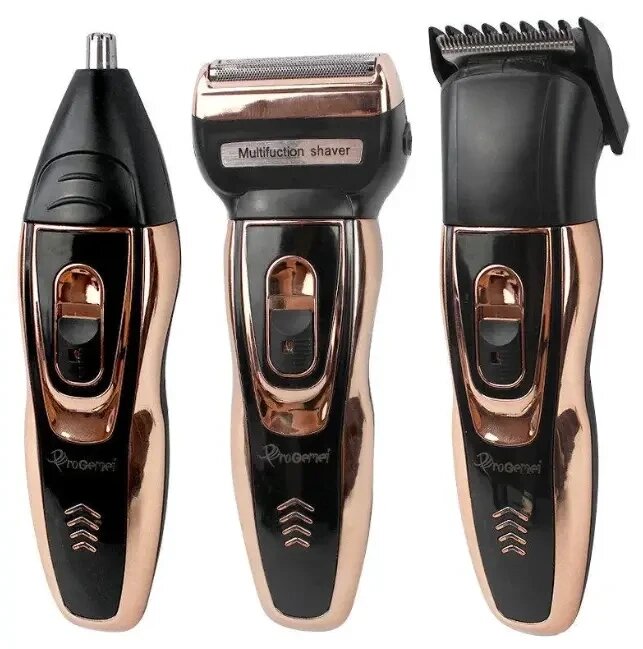 Набір для стриження Gemei GM 595 Hair Trimmer  електробритва, тример із насадками Джемей від компанії Elektromax - фото 1