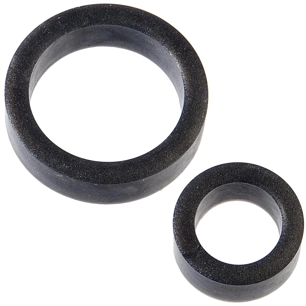 Набір ерекційних кілець Doc Johnson Platinum Premium Silicone — The C-Rings — Charcoal від компанії Elektromax - фото 1