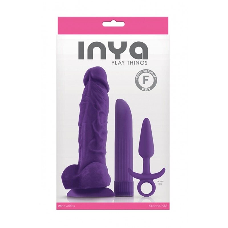 Набір іграшок Inya Play Things Purple від компанії Elektromax - фото 1