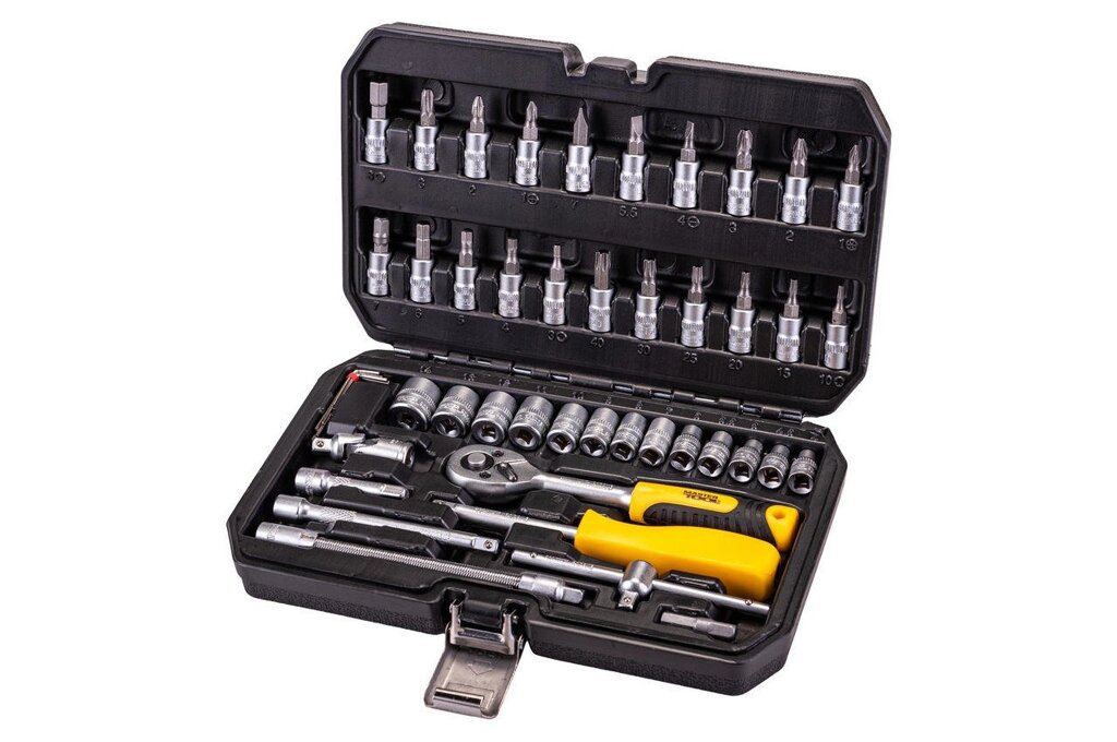 Набір інструменту Mastertool - 1/4" x 46ед від компанії Elektromax - фото 1