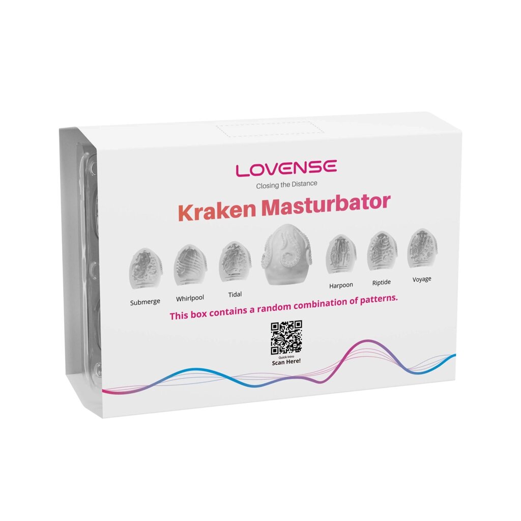 Набір мастурбаторів-яєць Lovense Kraken masturbator egg box, 6 штук, різна текстура від компанії Elektromax - фото 1