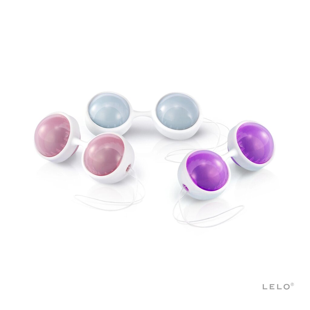 Набір вагінальних кульок LELO Beads Plus, діаметр 3,5 см, змінне навантаження 2х28, 2х37 та 2х60 г від компанії Elektromax - фото 1