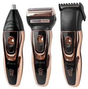 Набір для стриження Gemei GM 595 Hair Trimmer електробритва, тример із насадками Джемей