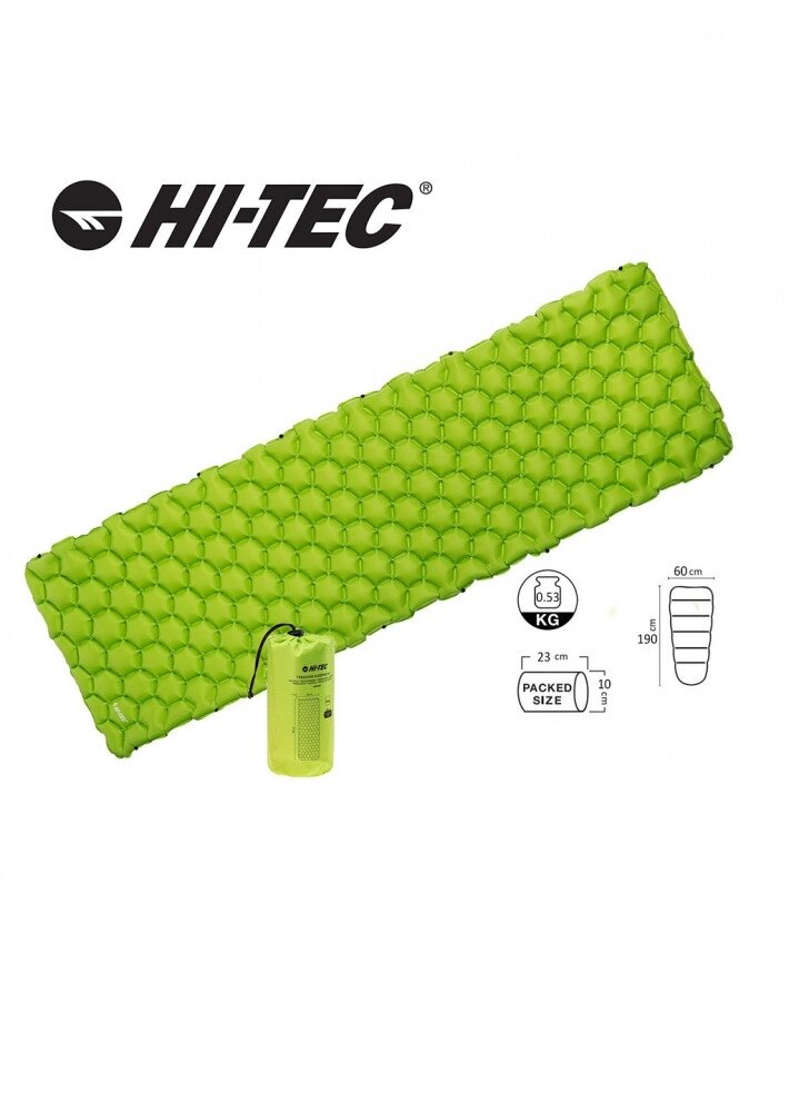 Надувний килимок Hi-Tec AIRMAT 190x60 Зелений HT-airmat190-green від компанії Elektromax - фото 1