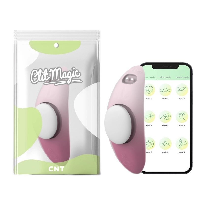 Накладний вібростимулятор Sweet Bomb Panty Vibe App Version White Pink від компанії Elektromax - фото 1