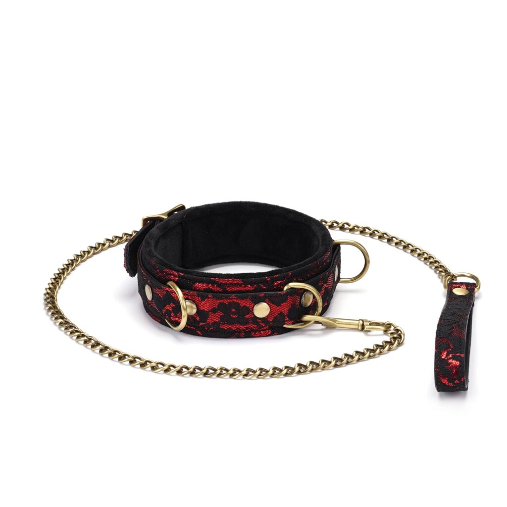 Нашийник з повідцем Liebe Seele Victorian Garden Collar with Leash від компанії Elektromax - фото 1