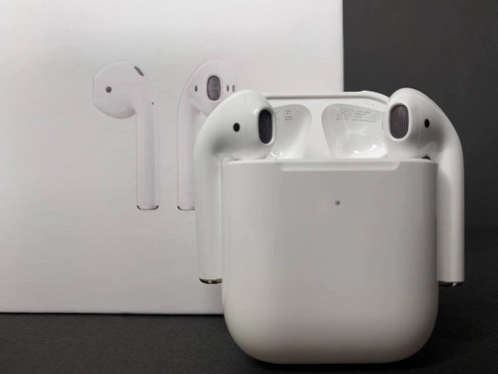 Навушники AIRPODS 2 Білі від компанії Elektromax - фото 1