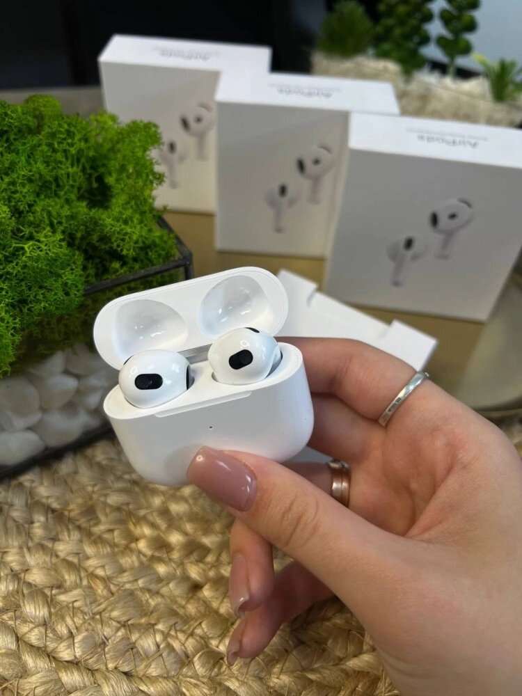 Навушники AirPods 4 Білі від компанії Elektromax - фото 1