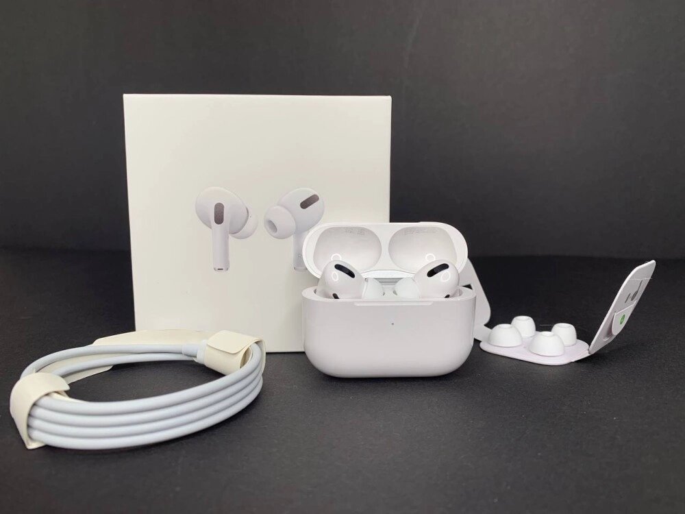 Навушники AirPods Pro Full 1:1 Білі від компанії Elektromax - фото 1