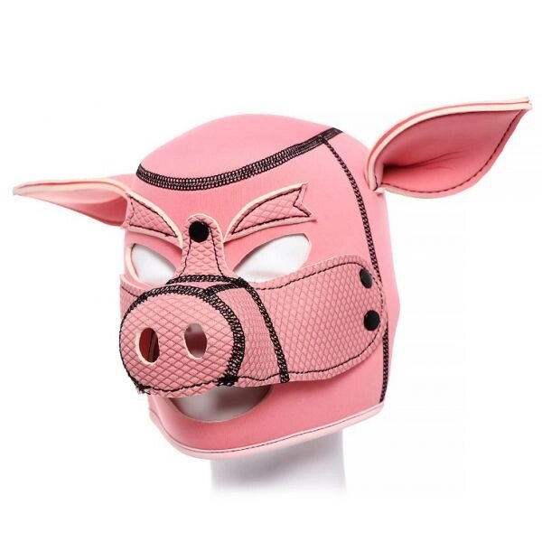 Neoprene pink pig hood від компанії Elektromax - фото 1