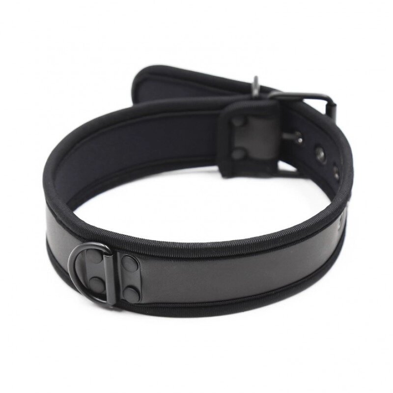 Неопреновий регульований нашийник чорний Puppy Collar від компанії Elektromax - фото 1