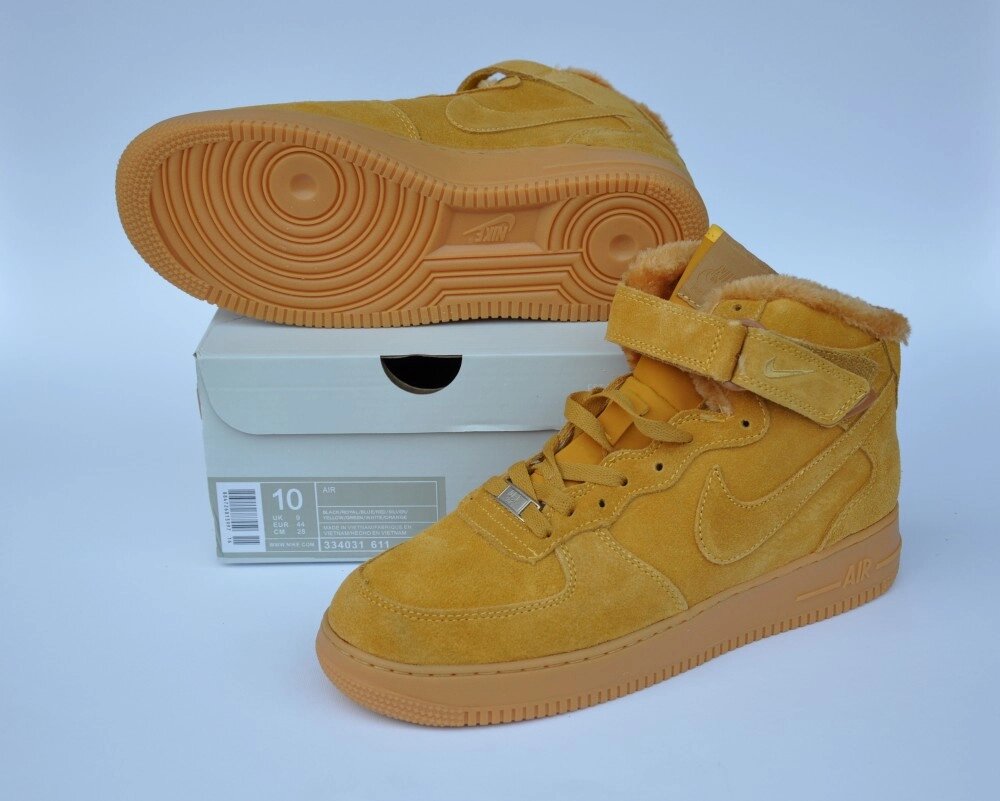 Nike Air Force 1 "Yellow" від компанії Elektromax - фото 1