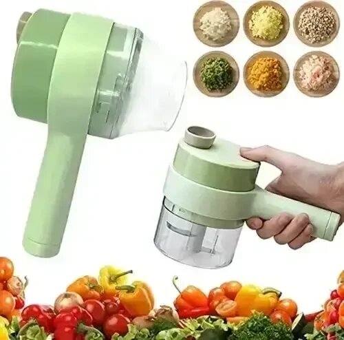 ОЧЕНКА! Багатофункціональний ручний електричний подрібнювач 4 в 1 Food Chopper (Трещина на колбі 2222) від компанії Elektromax - фото 1