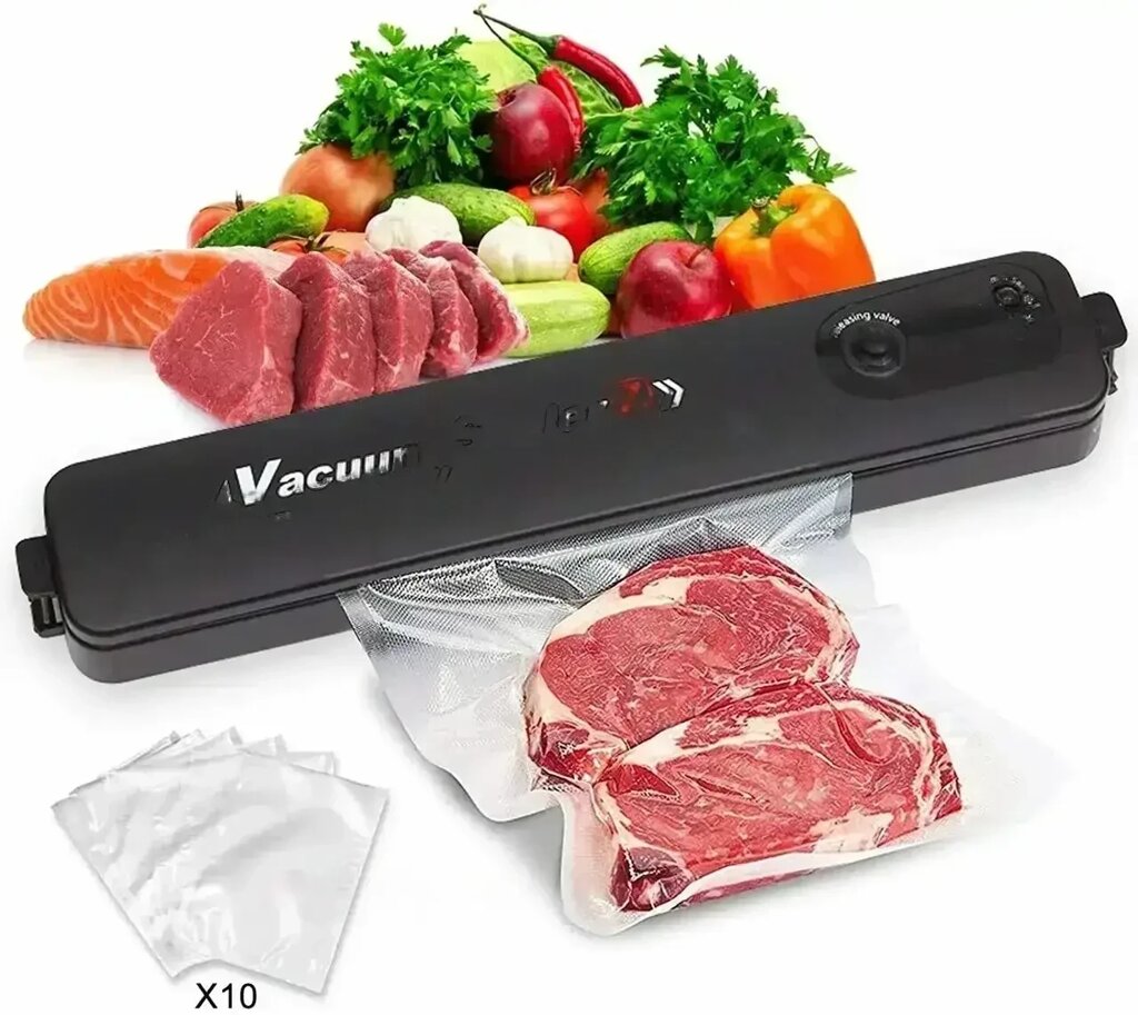 ОЧЕНКА! Вакуумний пакувальник NEW Vacuum Sealer (Плохе паковання 2356) від компанії Elektromax - фото 1