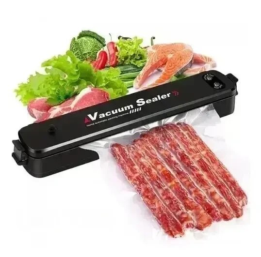 ОЧЕНКА! Вакуумний пакувальник NEW Vacuum Sealer (пошкоджений корпусі, непогане паковання 2116) від компанії Elektromax - фото 1