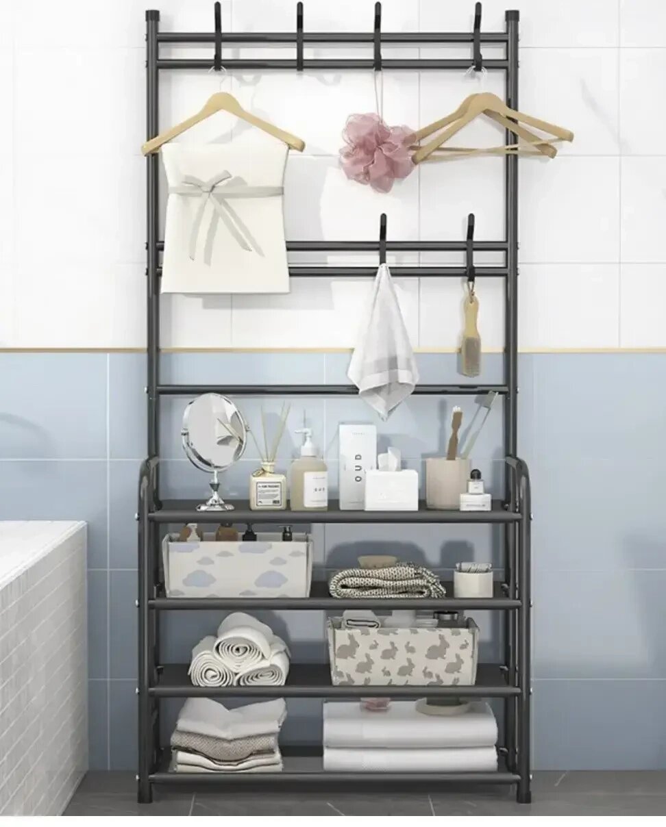 ОЧЕНКА! Вішалка для одягу New simple floor clothes rack size 60X29.5X151 см (Плохе паковання 2337) від компанії Elektromax - фото 1