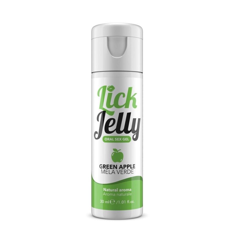 Оральний лубрикант Intimateline Lick Jelly Green Apple Lubricant, 50мол від компанії Elektromax - фото 1
