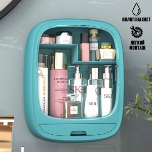 Органайзер для косметики настінний U-Beauty Wall Cosmetic Box підвісний б'юті бокс із прозорими дверцятами та ящик