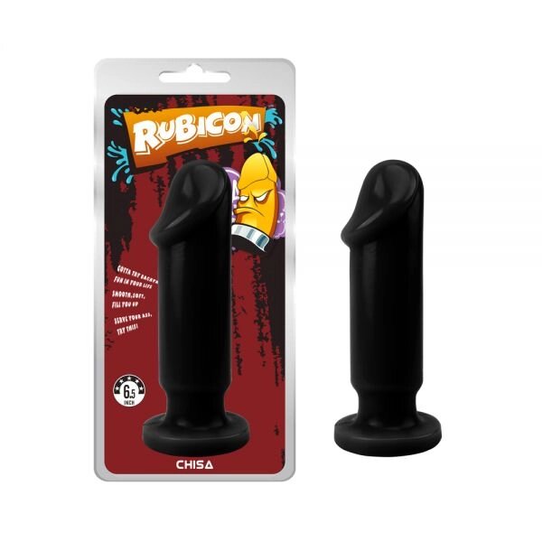 Особиста   чорна пробка з головкою Evil Dildo Plug Large від компанії Elektromax - фото 1