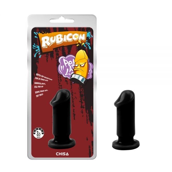 Особиста   пробка чорна з головкою Evil Dildo Plug Small від компанії Elektromax - фото 1