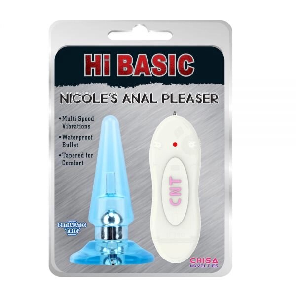 Особиста   пробка із пультом Nicoles Anal Pleaser від компанії Elektromax - фото 1