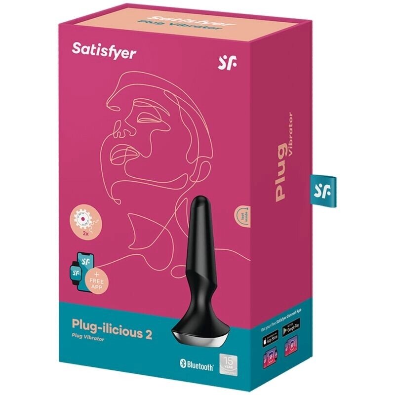 Особиста   пробка Satisfyer Plug Vibrator Ilicious 2 Black від компанії Elektromax - фото 1