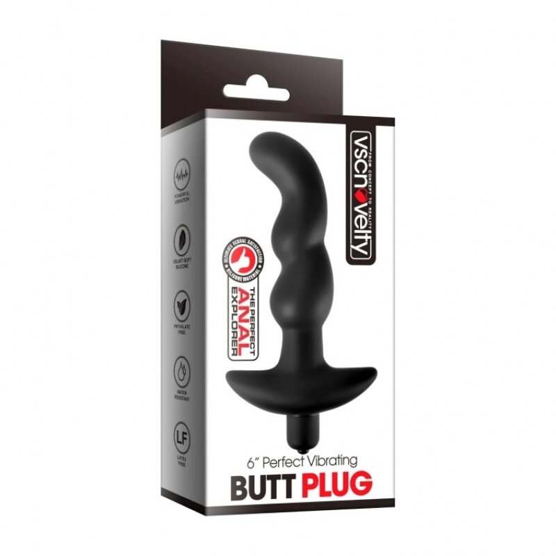 Особиста   вібро пробка Perfect Vibrating Butt Plug від компанії Elektromax - фото 1