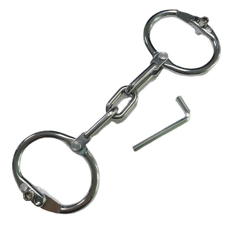 Oval Adjustable Alloy Handcuffs від компанії Elektromax - фото 1