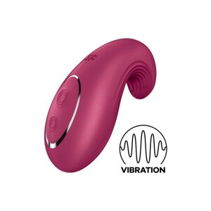 Вібратор Satisfyer Dipping Delight Berry, 2 мотори, гнучкий кінчик в Києві от компании Elektromax