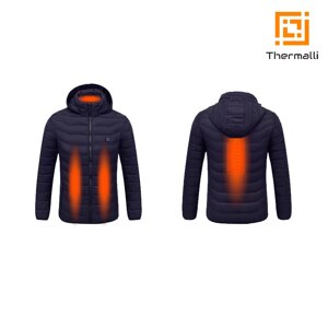 Куртка з підігрівом Thermalli Cimone (темно-синій, XL)