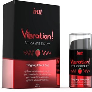 INTT - POWERFUL INTIMATE STIMULANT LIQUID VIBRATING GEL STRAWBERRY 15 ML в Києві от компании Elektromax