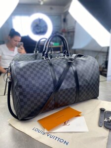 Дорожня сумка Louis Vuitton сіра c128