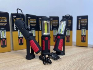 Led-ліхтар з функцією павербанка чорно-червоний в Києві от компании Elektromax