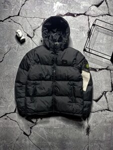 Куртка чоловіча зимова чорна Stone Island