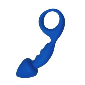 Анальна пробка Adrien Lastic Budy Blue із стимулюючою ніжкою, макс. діаметр 2,5 см в Києві от компании Elektromax