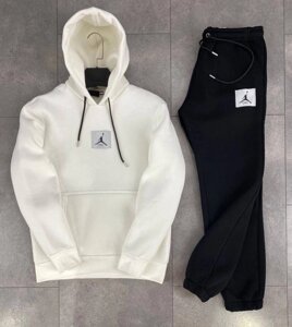 Зимовий костюм зимовий чорно-білий Jordan Flight Fleece